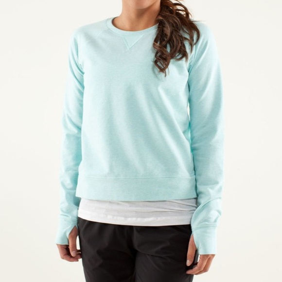 Lululemon Voyage Pullover Aquamarine Size 6